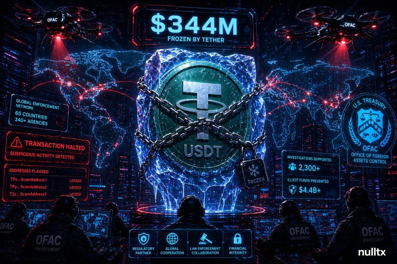 Tether Freeze Record $344 Million in USDT As Worldwide Clampdown on Illegal Crypto Dealings Tightens Across Regions